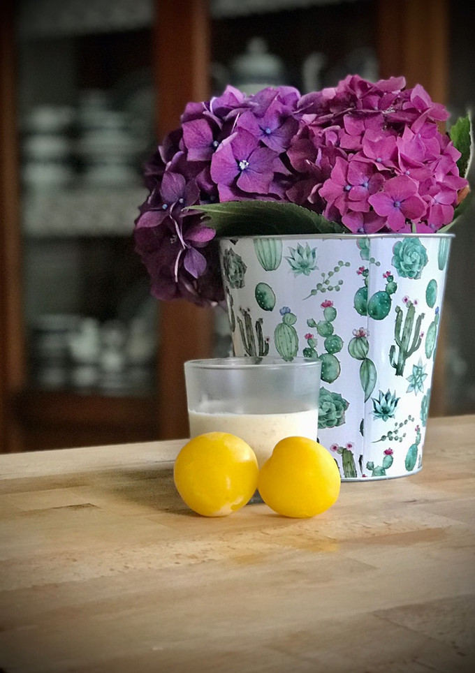 Una foto de Mousse de ciruela