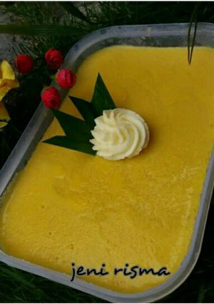 Foto resep Puding jagung manis santan