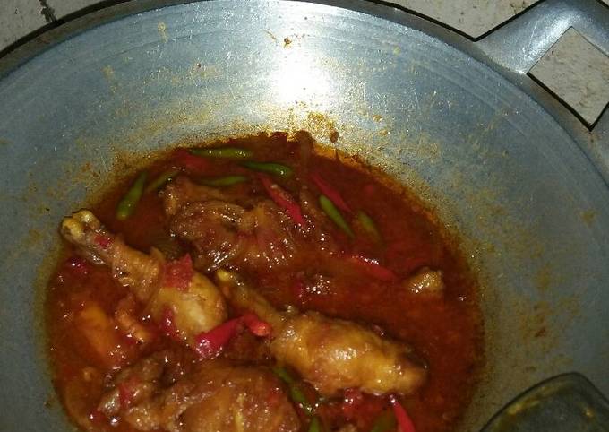 Ayam kecap pedas maknyuusss