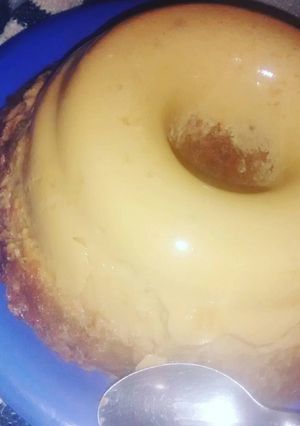 Una foto de Chocoflan