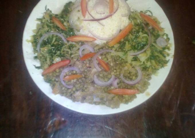 Recipe of Anthony Bourdain Pilaff rice with green grams