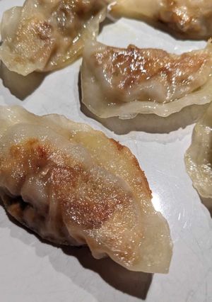 Une photo de Gyoza au poulet