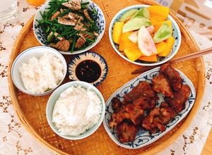 Hình của món Thịt chiên thơm ngon “ Cật heo xào bông hẹ.