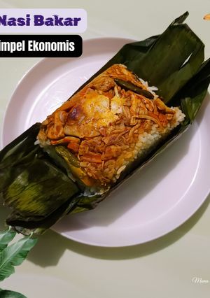 Foto resep Nasi Bakar Ayam Suwir Simpel Ekonomis