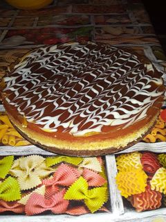 صورة لوصفة بسبوسة تشيز كيك طبقات