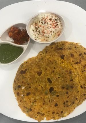 A picture of MISSI ROTI (SAVORY FLAT BREAD).