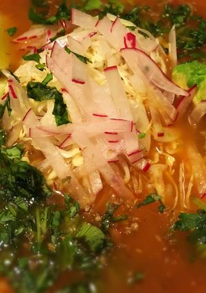 A picture of Pozole.