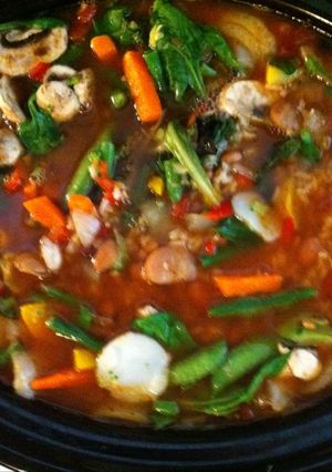 A picture of My Favorite Vegetable Soup.