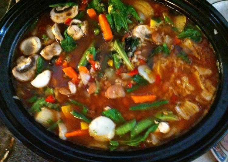 Steps to Prepare Ultimate My Favorite Vegetable Soup