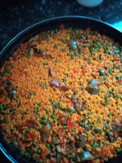 Una foto de Arroz a la riojana