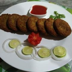 A picture of Beef Shami Kebab😋.