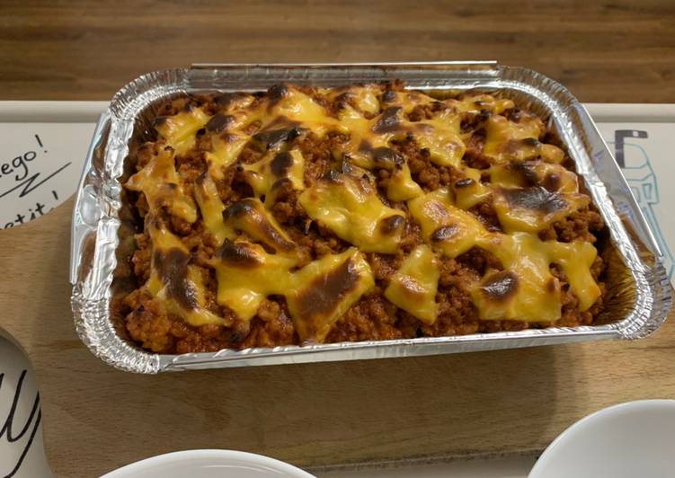 焗芝士肉醬意粉