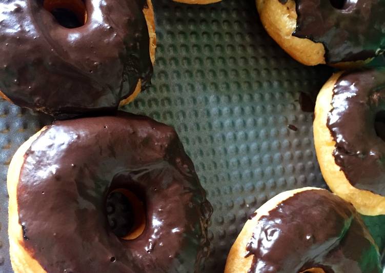 Cara Gampang Menyiapkan Donat Montok+empuk ala ibu restu Anti Gagal