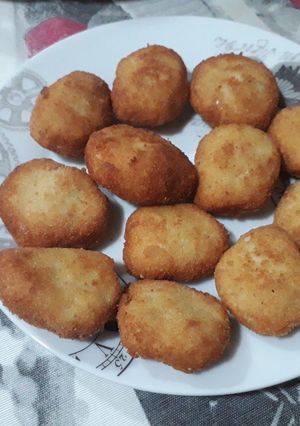 Una foto de Nuggets de pollo caseros