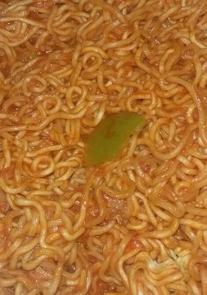 صورة لوصفة اندومي بطريقتي
