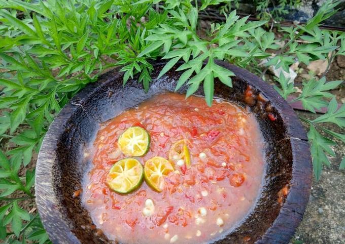 Resep Sambal Terasi Jeruk Limau Oleh Nonik Indriyana Cookpad 8364