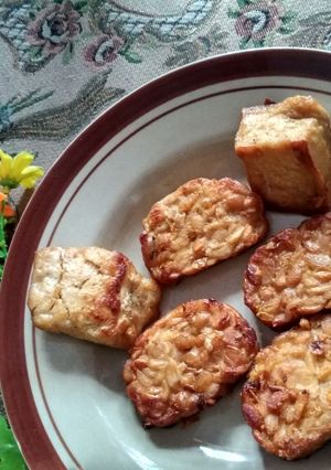 Foto resep 61. Tahu tempe bacem bumbu iris