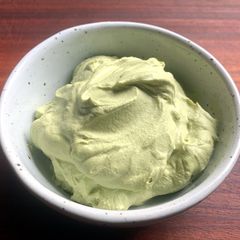 A picture of Matcha Whipped Cream.