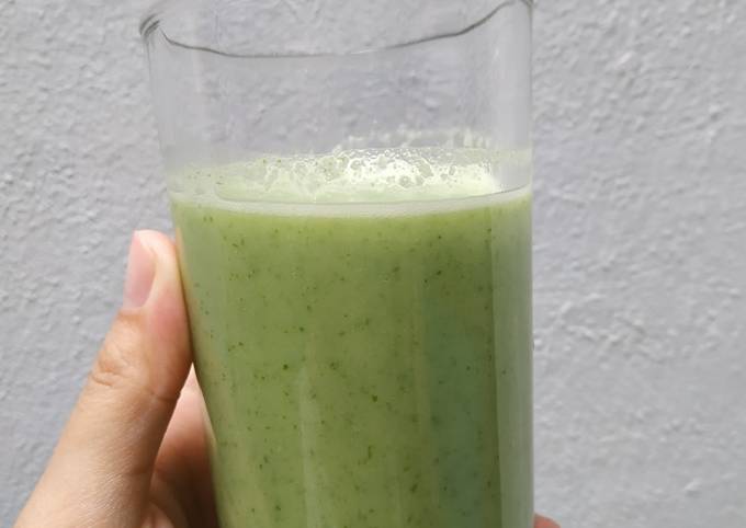 Resep Green Smoothie / Jus Hijau Seger 😎, Bikin Ngiler