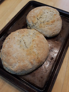 A picture of Rustic Garlic Herb Bread.