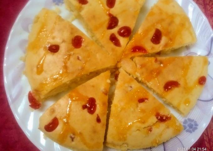 Orange Tutti Fruiti Cake
