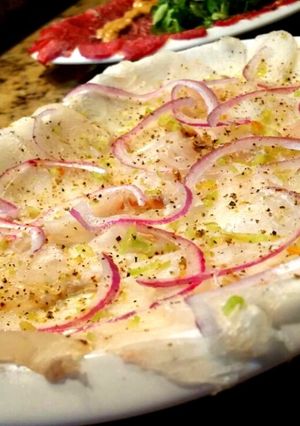 Una foto de Tiradito de Róbalo exquisito
