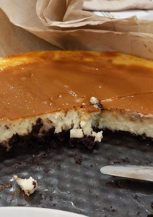Una foto de Tarta de Queso base Oreo🍰