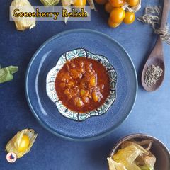 A picture of CAPE GOOSEBERRY RELISH (RASBHARI CHUTNEY).