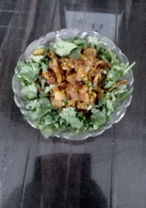 A picture of Egg bhurji.