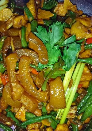 Foto resep Oseng Kikil tauco