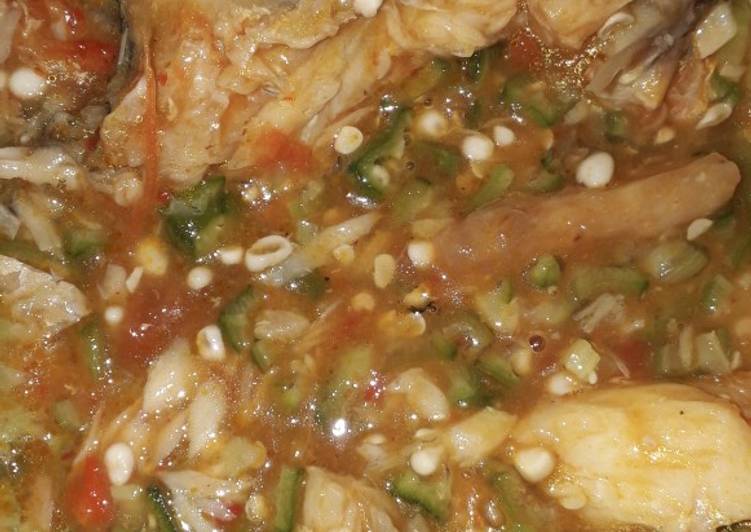 How to Prepare Speedy Fresh chicken okro soup
