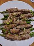 Beef Asparagus Rolls