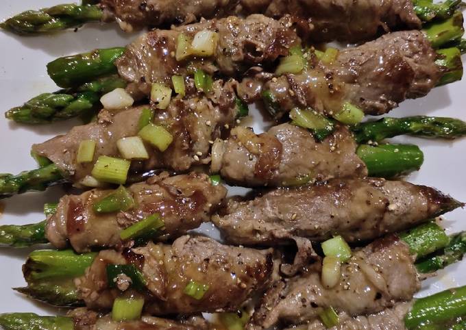 Beef Asparagus Rolls