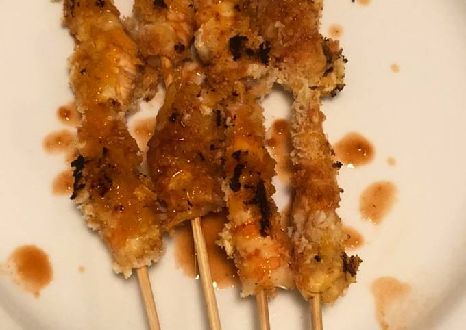 Spiedini di code di gamberi velocissimi