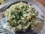 "Arroz 🍚🍛" de coliflor con cilantro😜🍱🥙