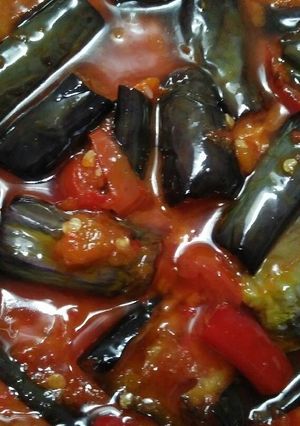 Foto resep Samete (sambel merah terong)