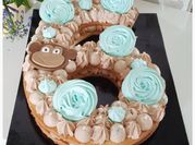 Une photo de cake au chocolat