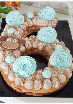Une photo de Number cake Kinder