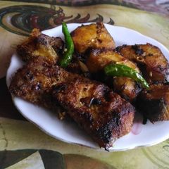 A picture of Andhra fish fry.