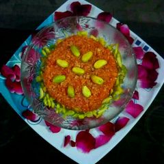 A picture of Gajar ka halwa.