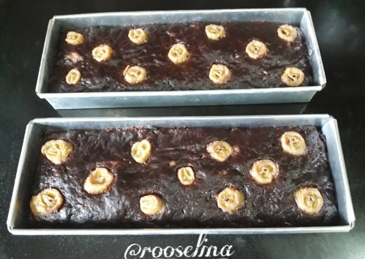 Cake Pisang Coklat Tanpa Telur