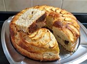 Una foto de rosca de manzana