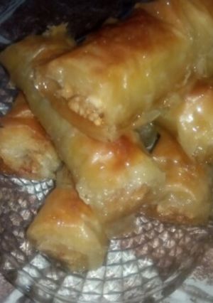 صورة لوصفة بقلاوة المبرومة
