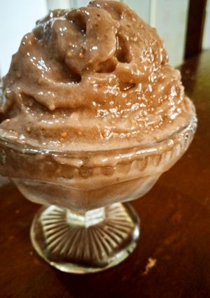 Une photo de Glace maison aux figues fraîches
