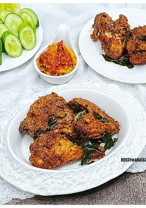 Foto resep Ayam Goreng Rempah Daun Kari (Air Fryer)