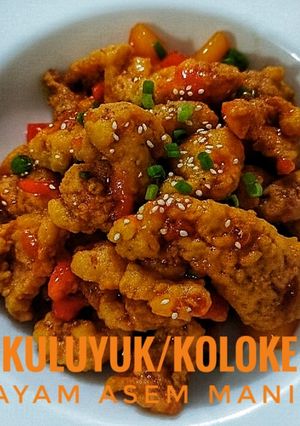 Foto resep Ayam asem manis