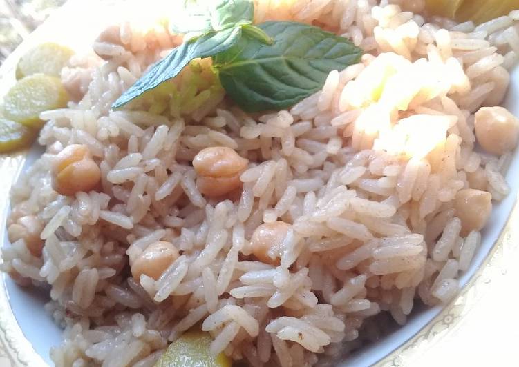 رز مع حمص