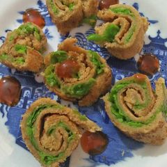 A picture of Matari buttery pinwheel.
