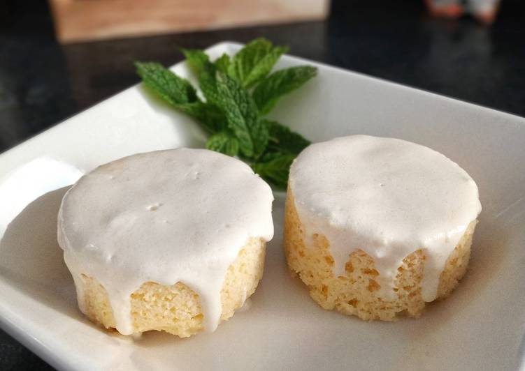 Mug cake de limón y coco