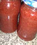 Mermelada de frutilla/ciruela, stevia y chía🍓